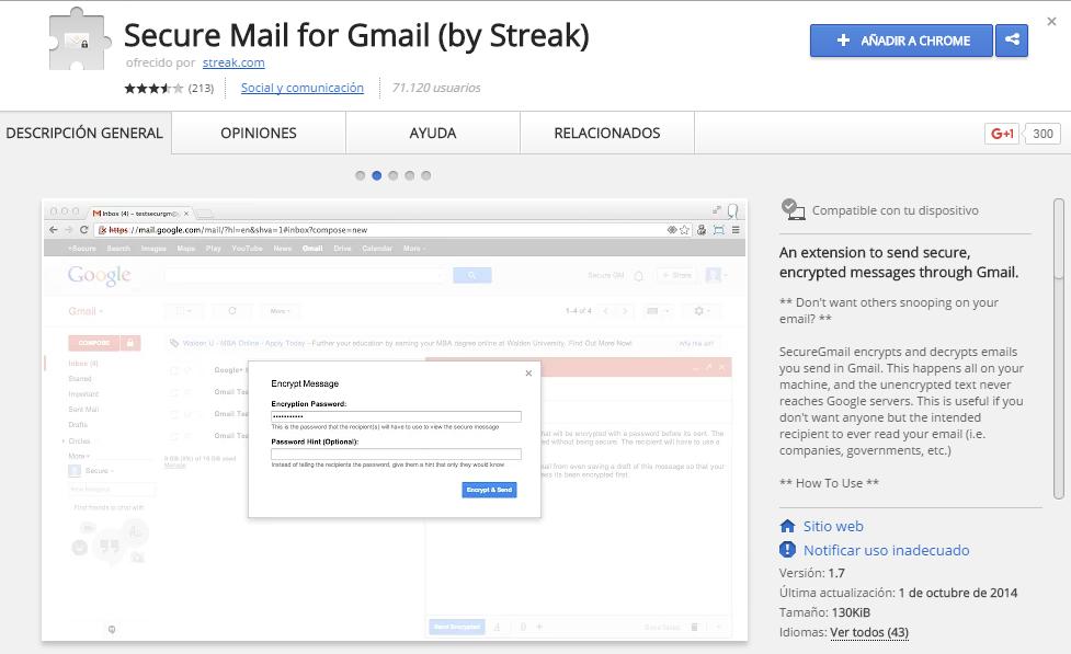 Encriptar tu correo de Gmail es en realidad muy fácil (2)